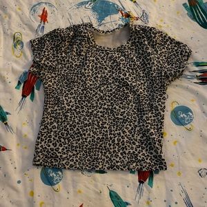 Cheetah print Brandy baby tee
